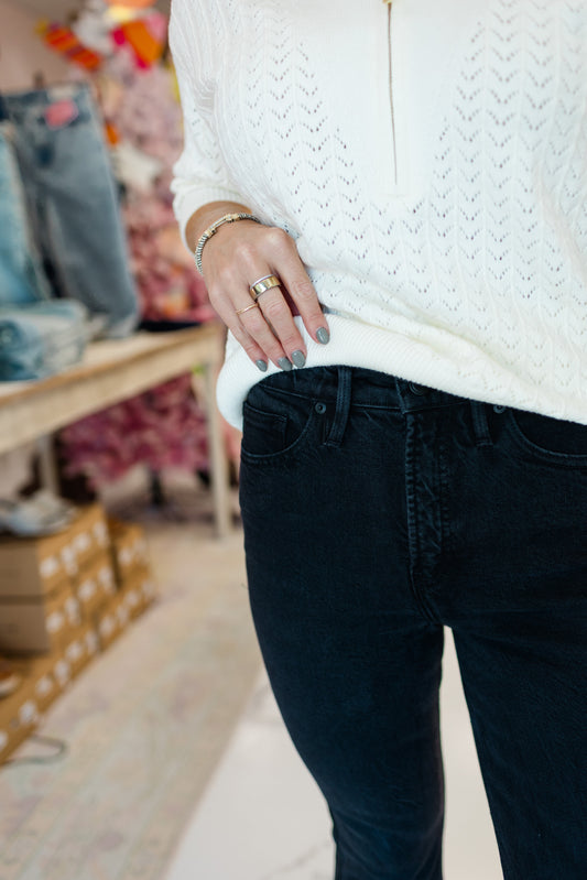 Never Fades Good Legs Flare Jeans