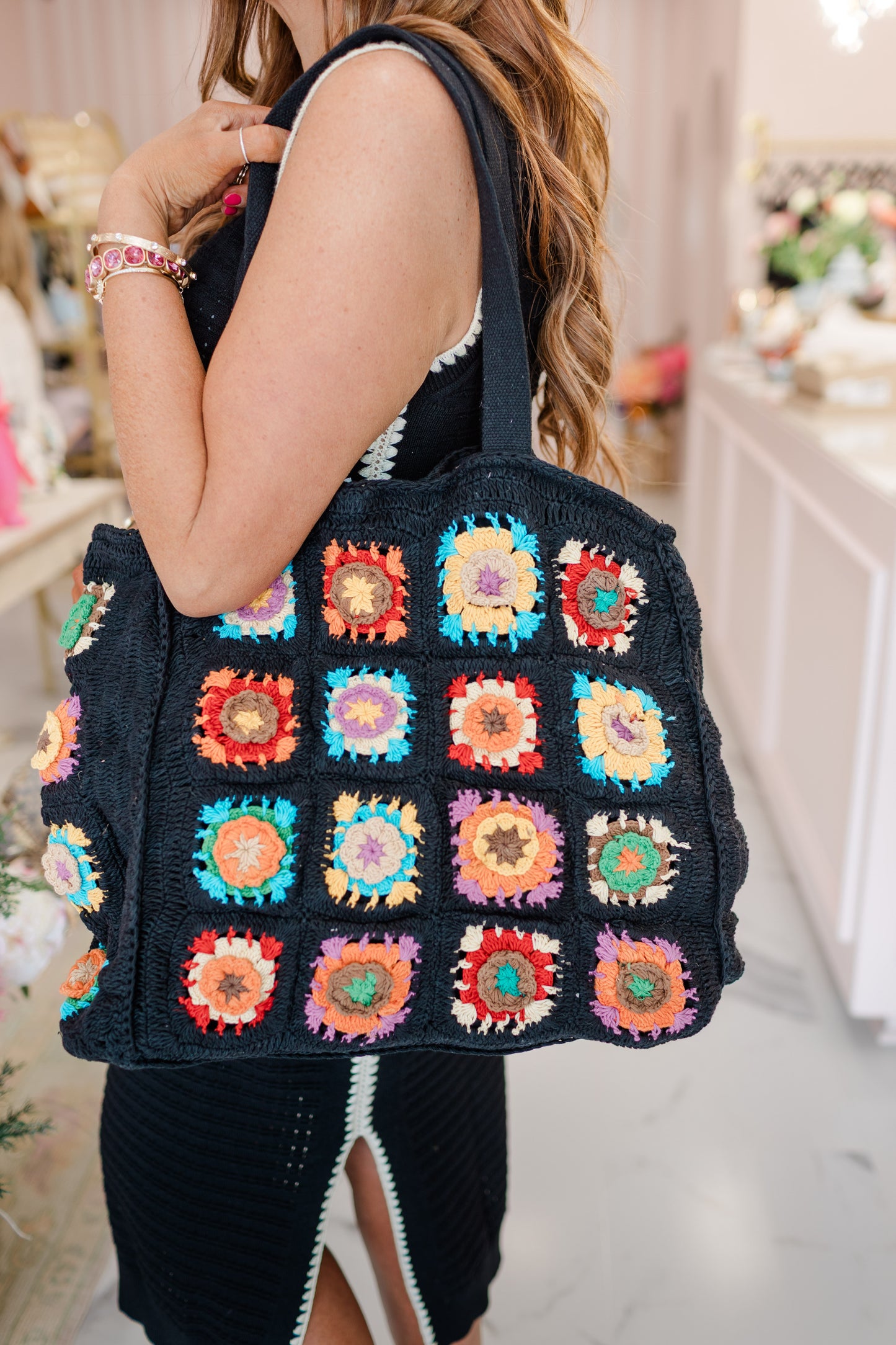 Petal Patchwork - Onyx