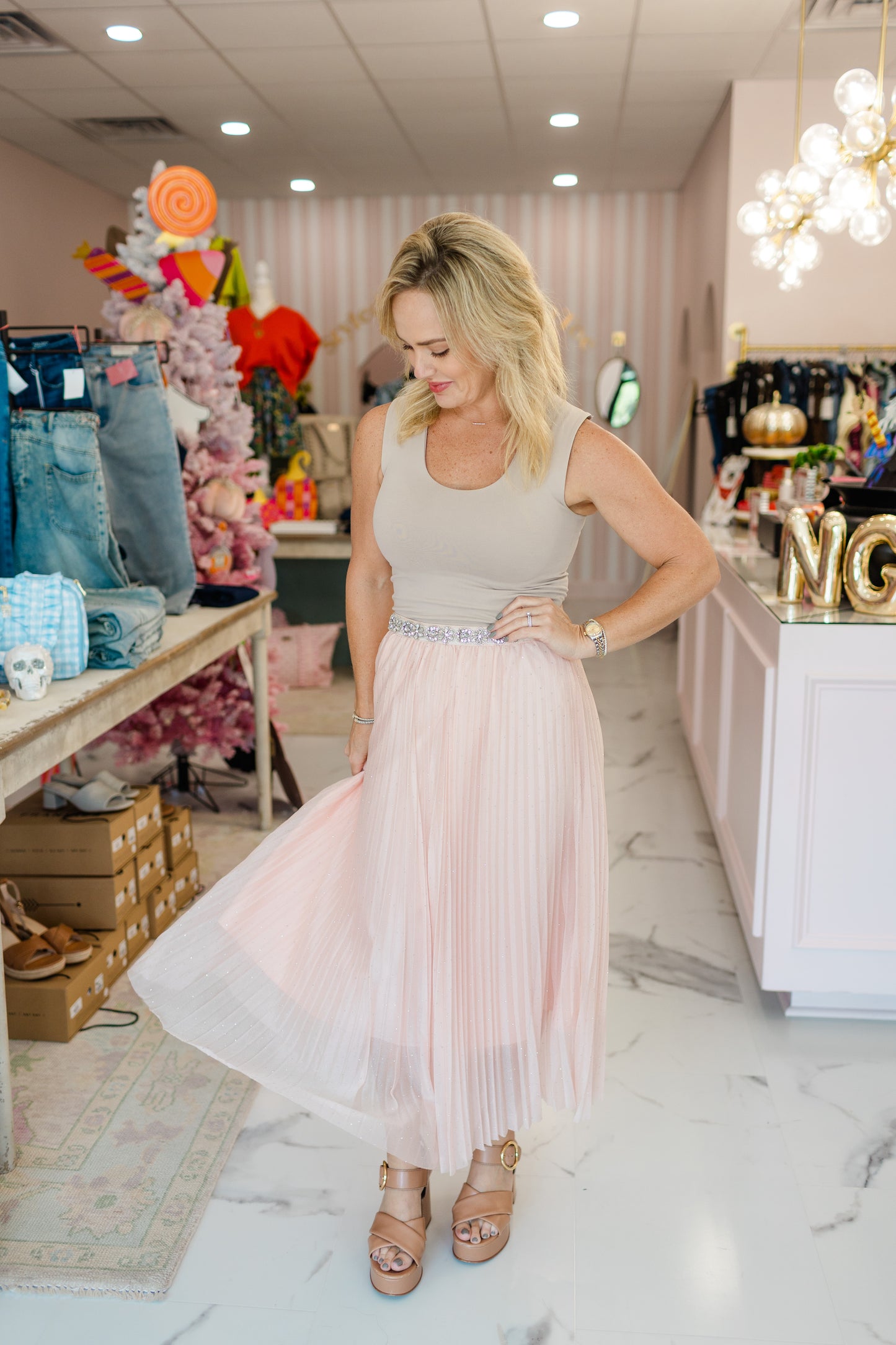 Peach Whispers Skirt
