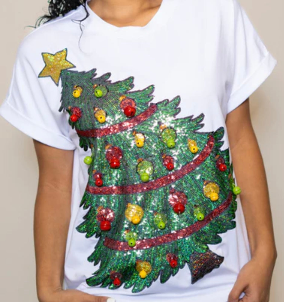 The Holiday Lane Tree Tee