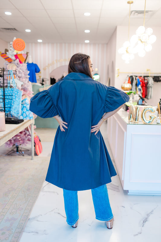 Navy Scallop Trench