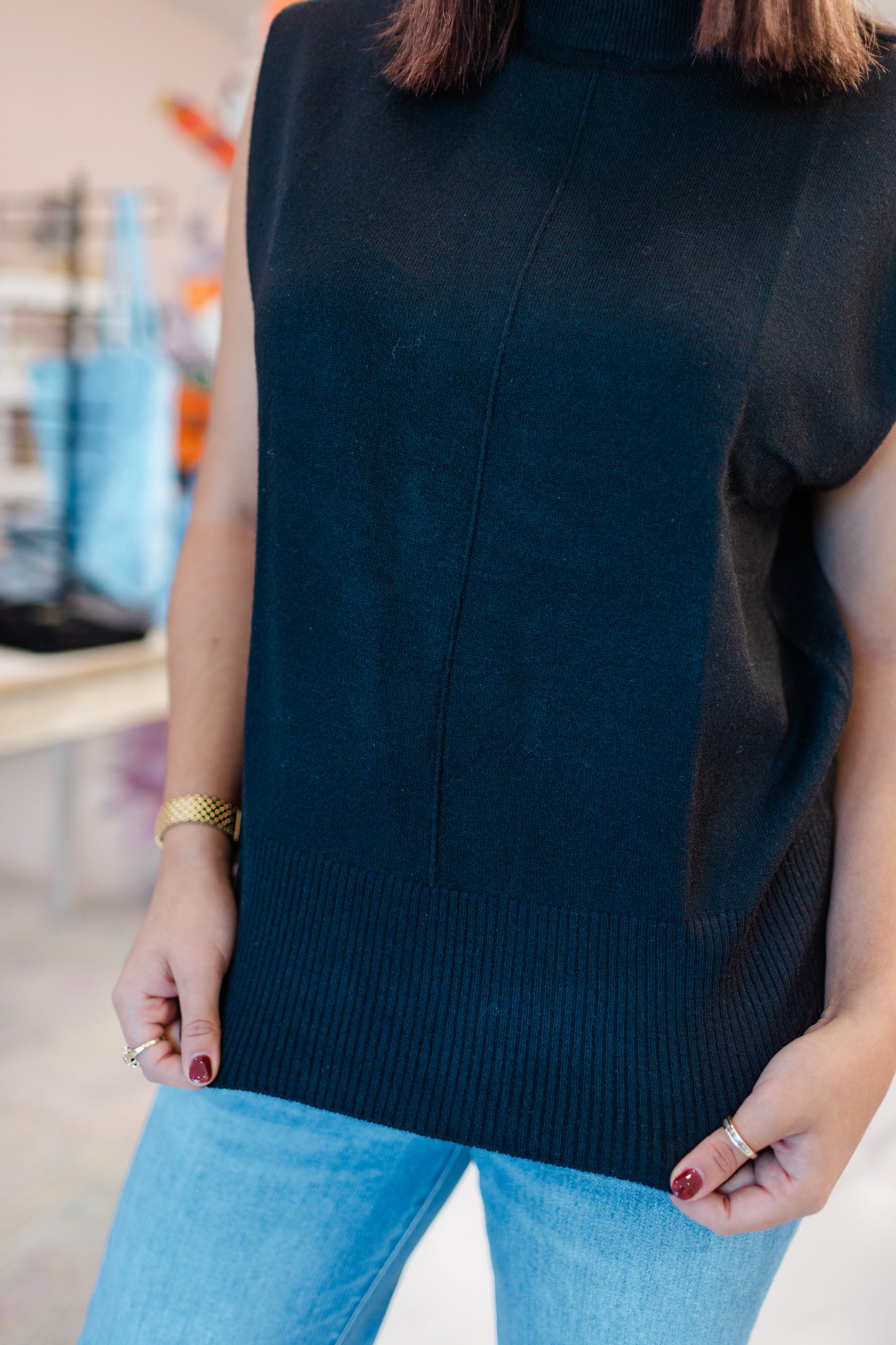 The Sleek Mock Neck Tank