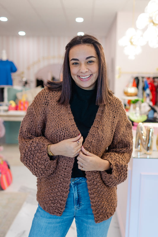 Cozy Caramel Cardi