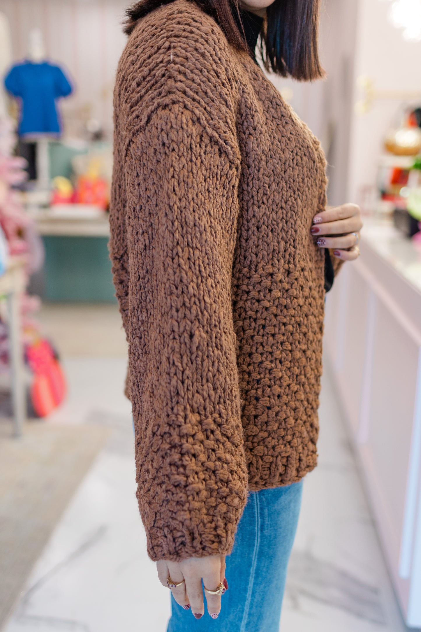 Cozy Caramel Cardi