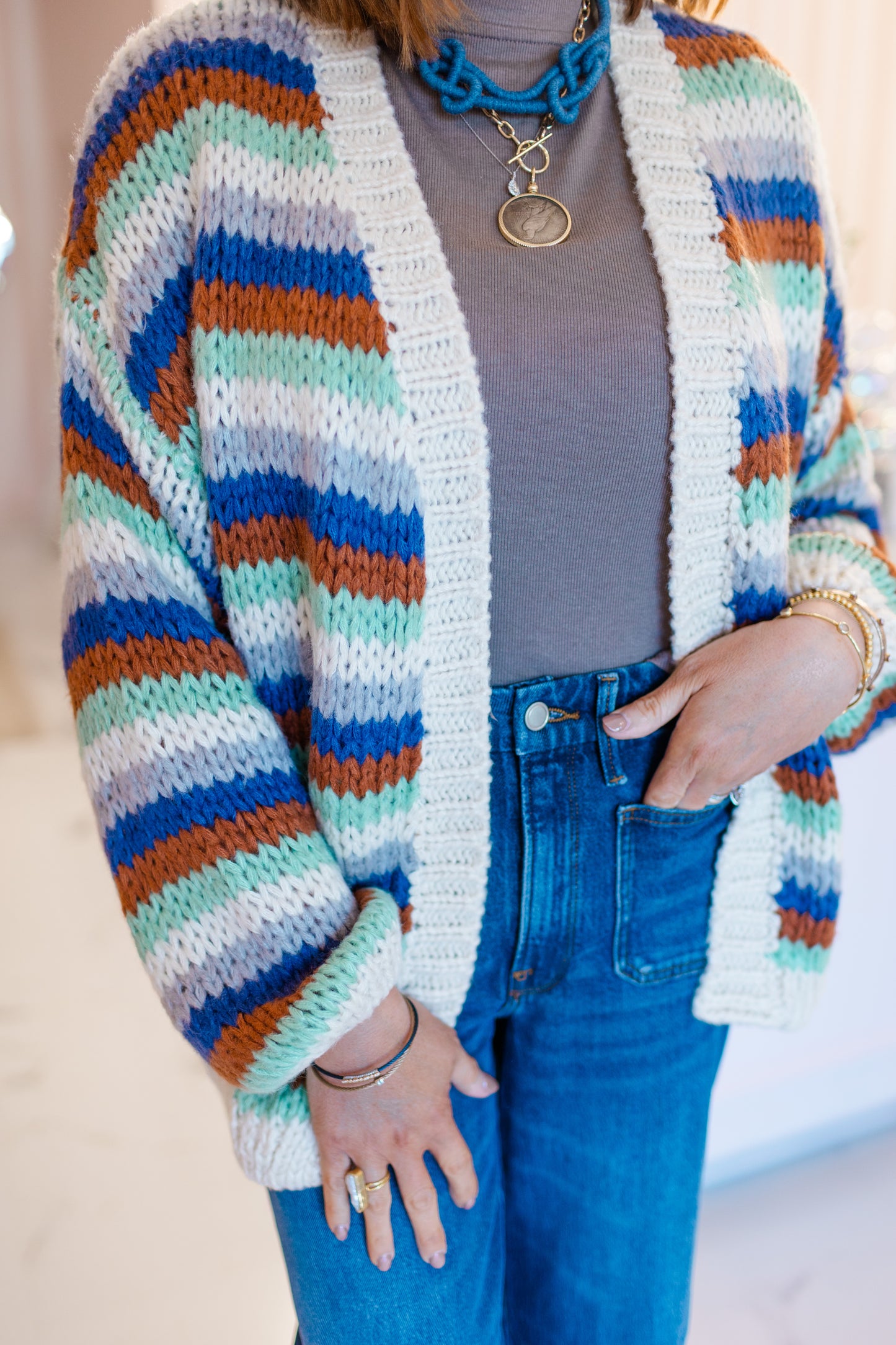 The Harvest Stripe Cardigan