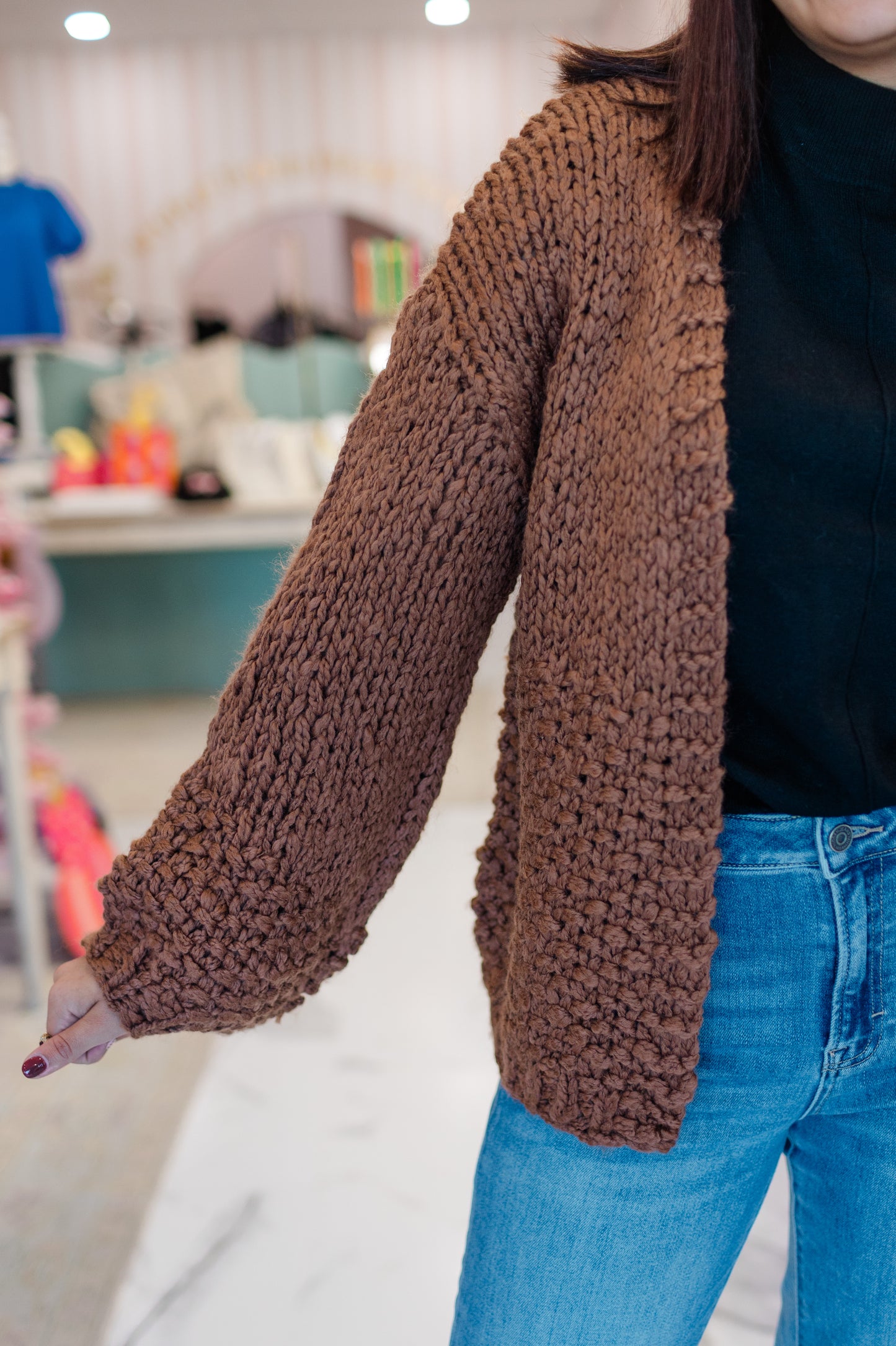 Cozy Caramel Cardi