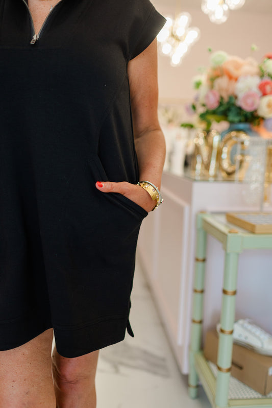 Jet Set Half-Zip Dress