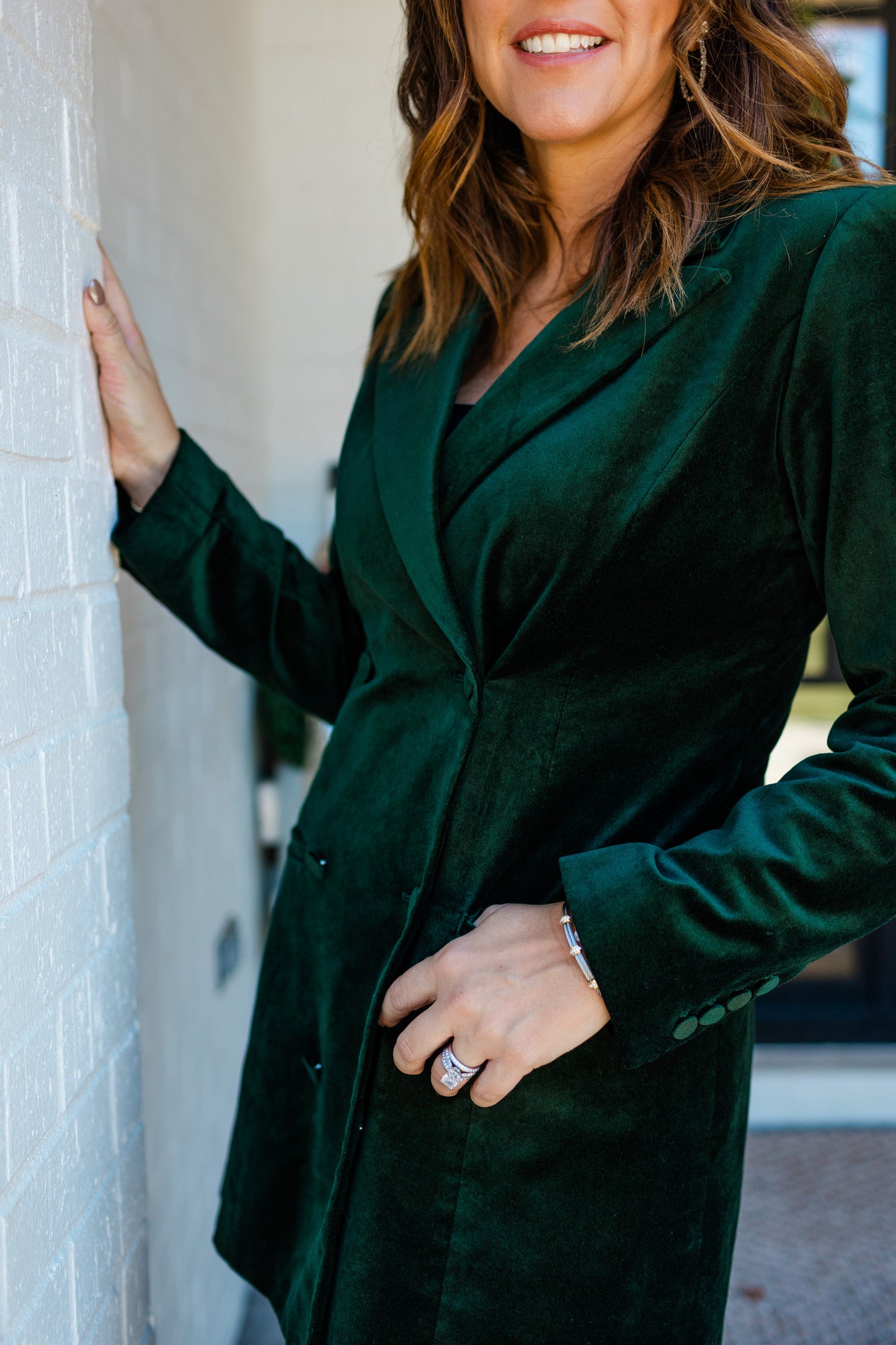 The Park Avenue Velvet Blazer Dress
