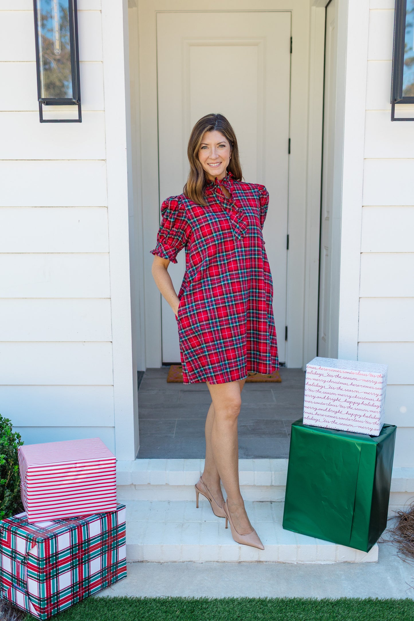 The Highland Plaid Dress
