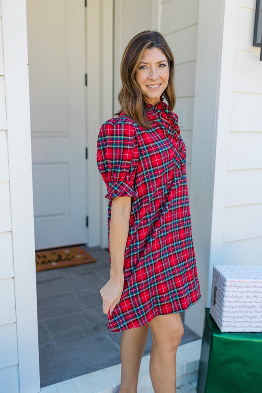 The Highland Plaid Dress