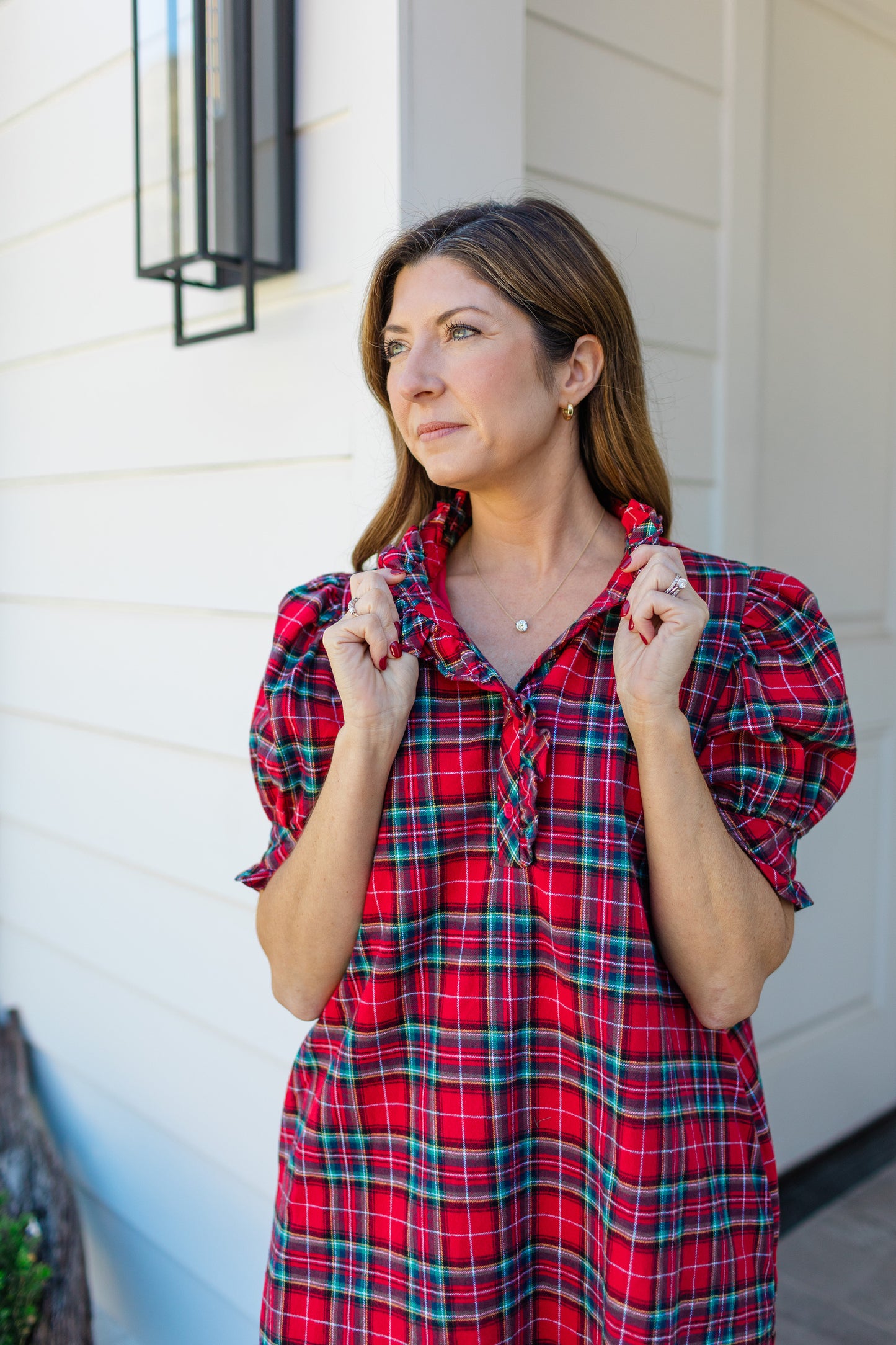 The Highland Plaid Dress