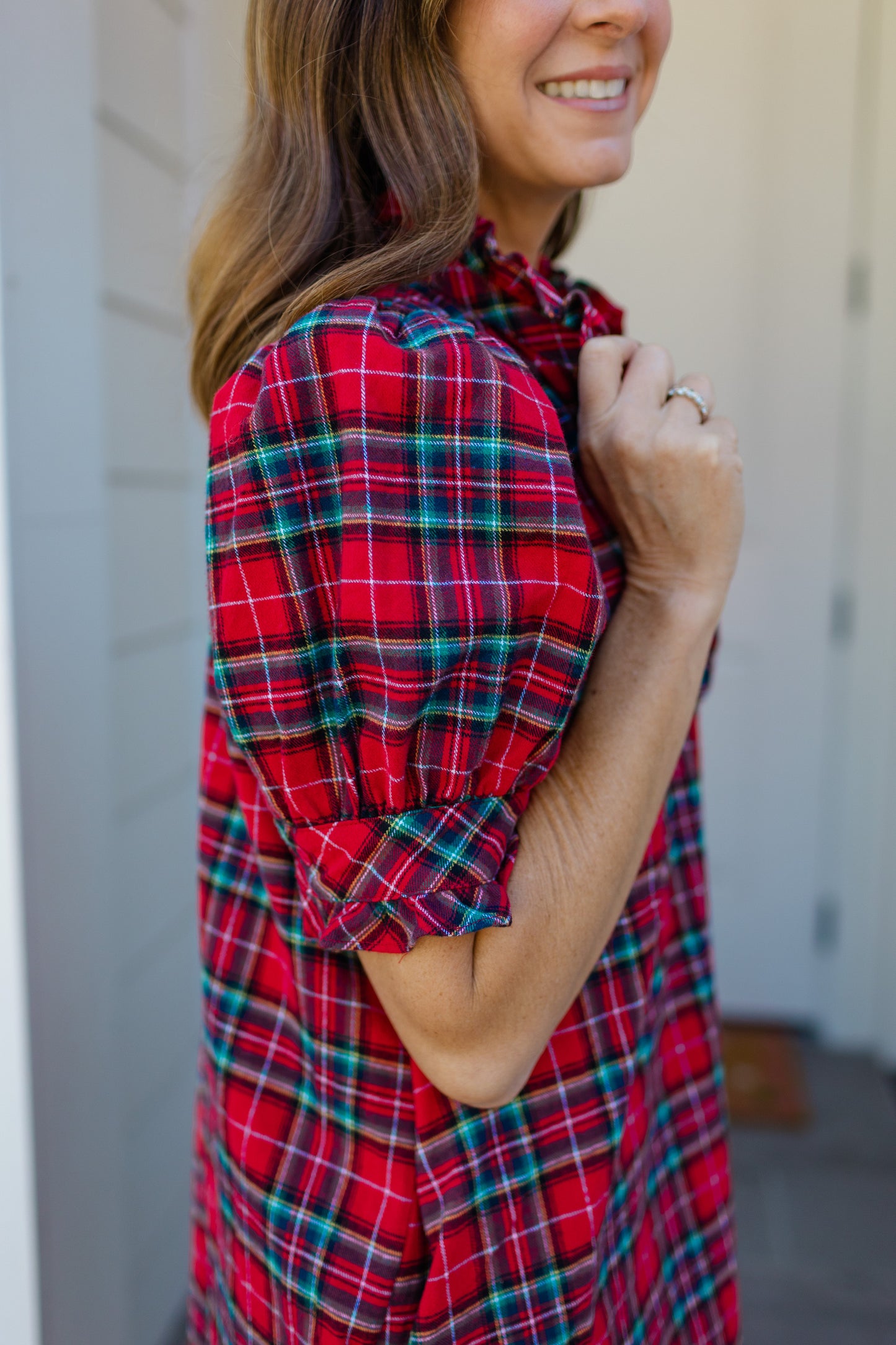 The Highland Plaid Dress