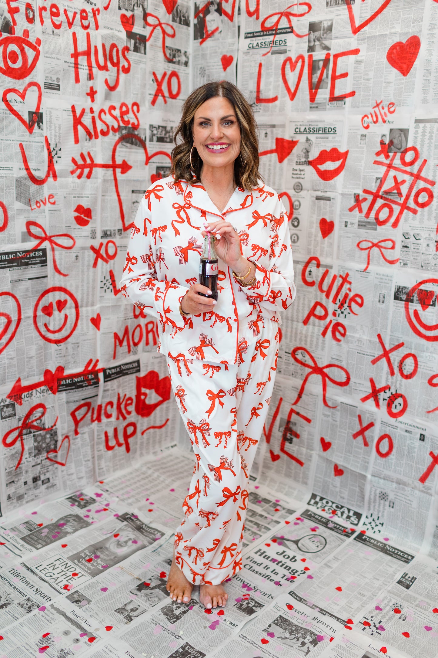 XOXO Bow Dreams Pajama Set