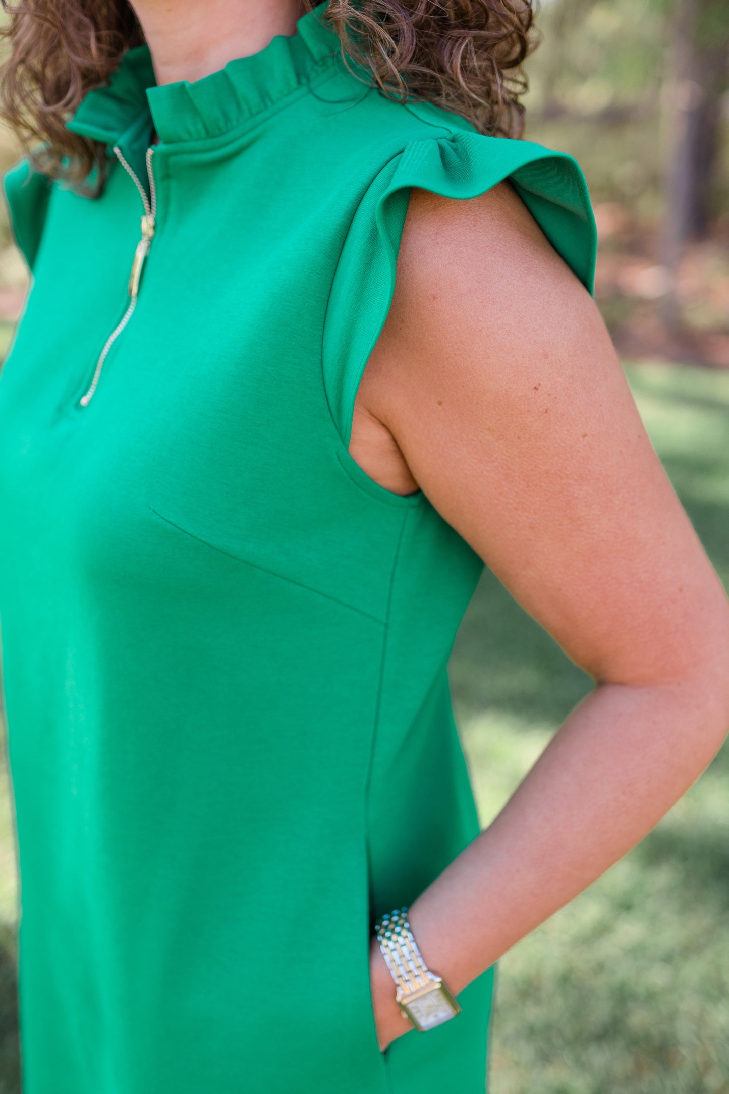 The Natalie Dress | Master's Green (Pre-Order - will arrive April 15th
