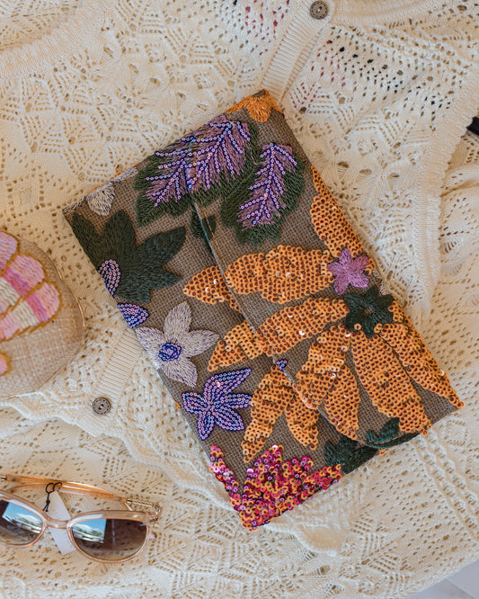 Sunset Garden Clutch
