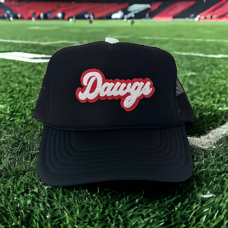 Dawgs - Black Double Puffy Trucker