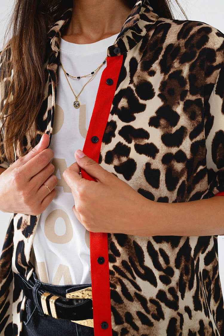 Feeling Wild Leopard Blouse