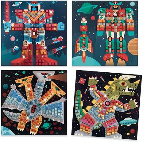 Space Battle Sticker Mosaic Kit