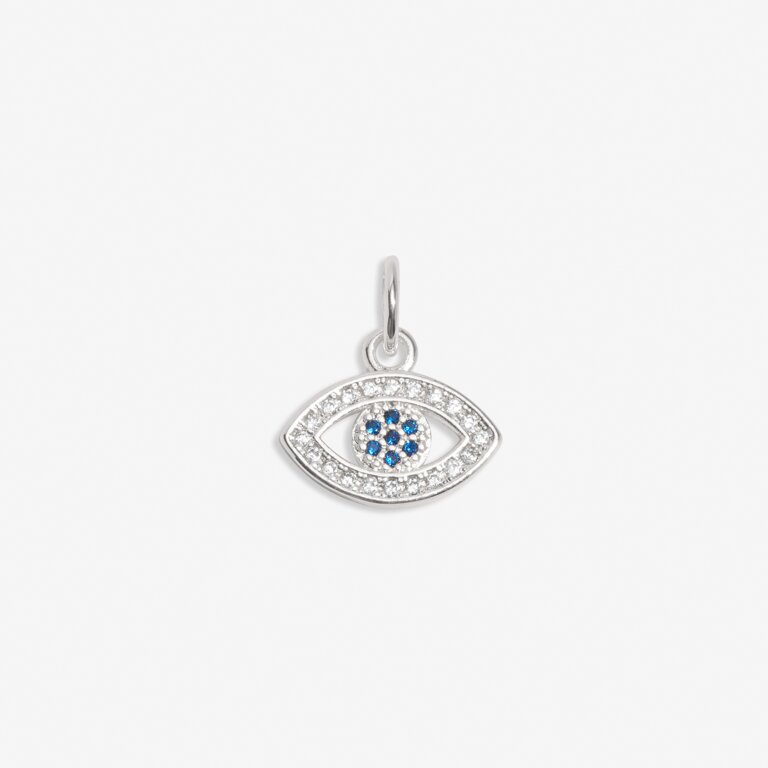 Evil Eye' Small Charm In Silver Plating
