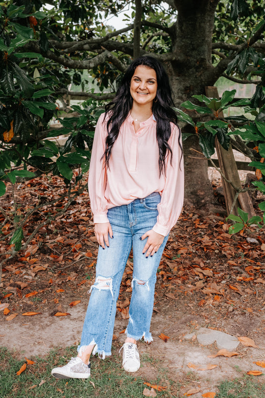 Cotton Candy Pink Blouse