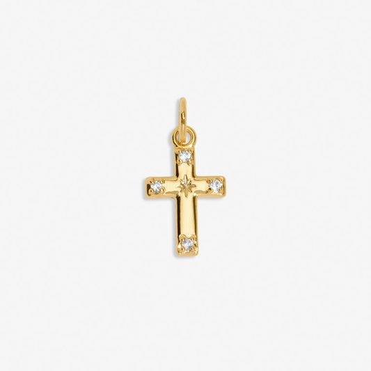 Faith' Small Charm In Gold-Tone Plating