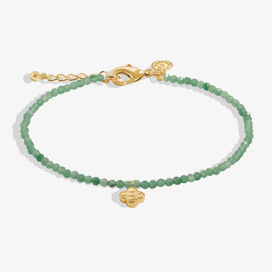 Mini Charms Aventurine Clover Bracelet