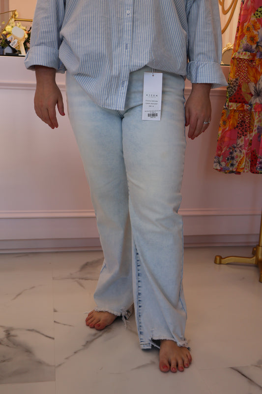 High Rise-Ankle Skinny-Roll Up Jeans