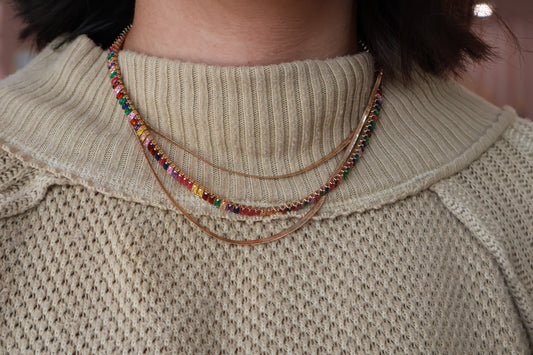 Dual Charm Layered Necklace