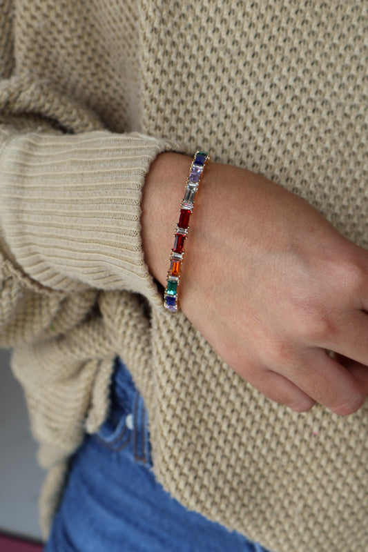 Rainbow Glow Bracelet Horizontal