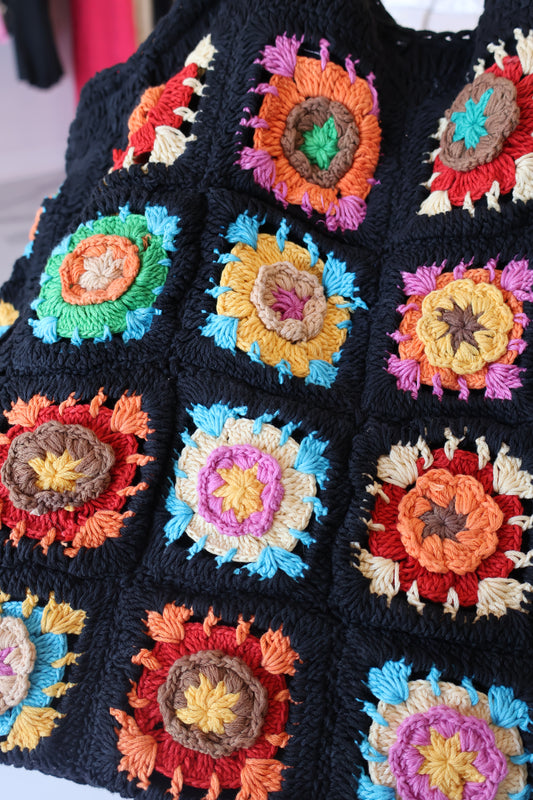 Petal Patchwork - Onyx
