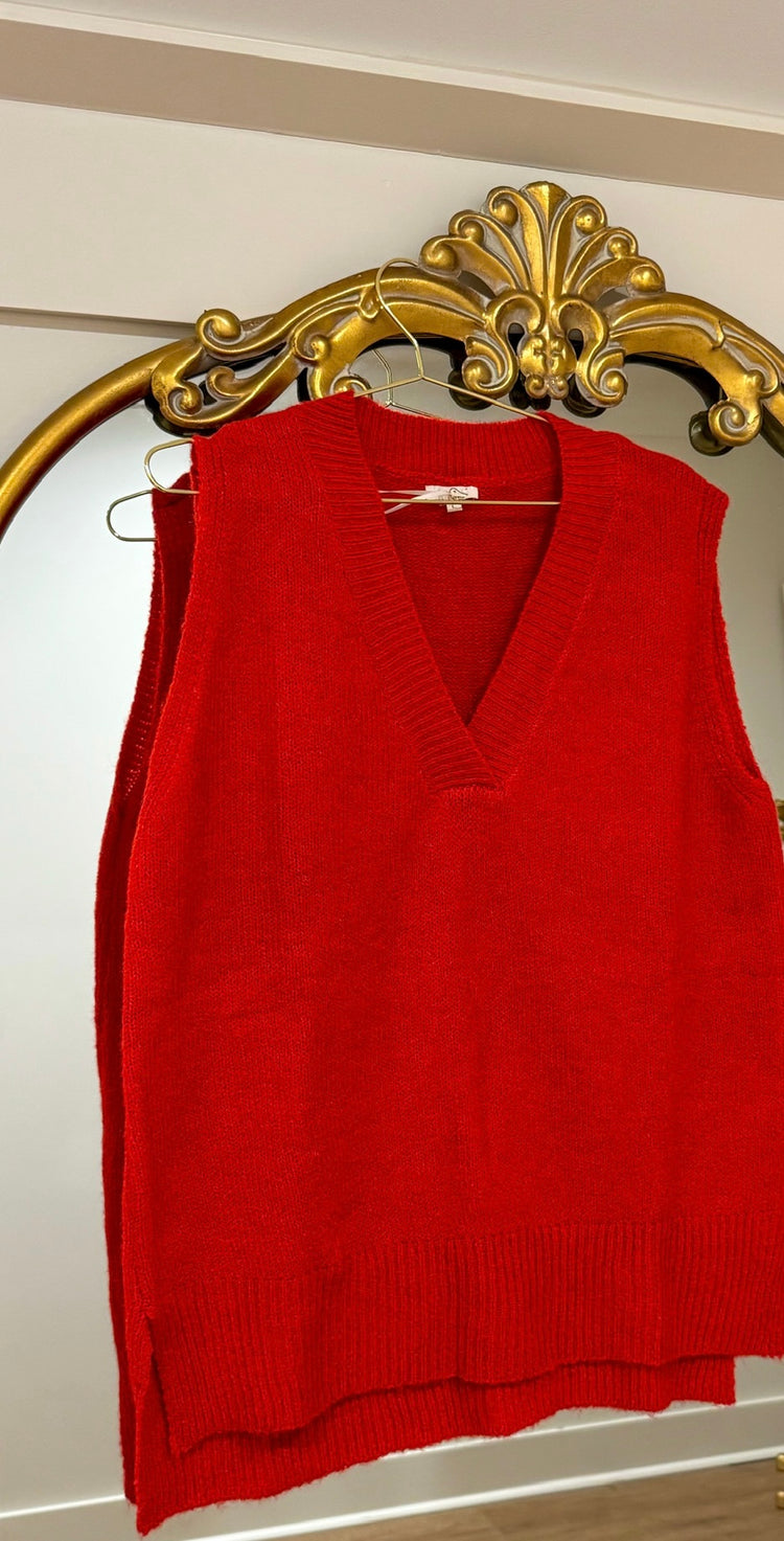 Scarlet Seasons Oversized Vest