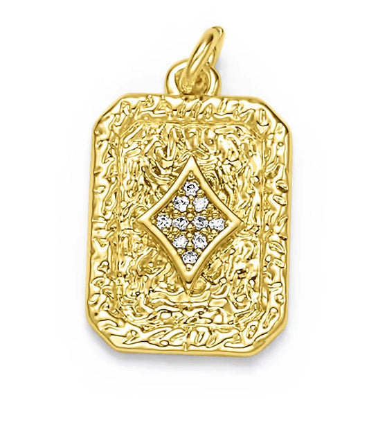 Diamond Card Charm