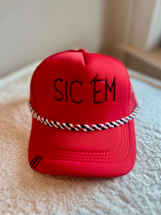 Sic 'Em Trucker Hat