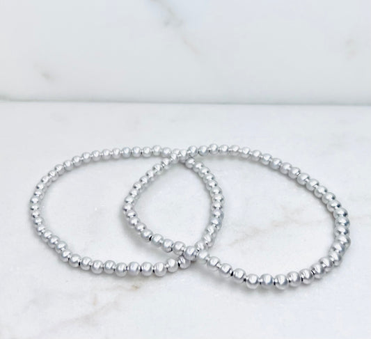 Silver Beaded Basic