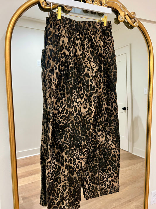 Natalie's Lounge Leopard Trousers