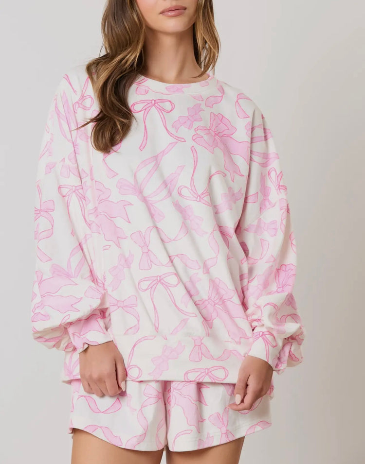 Blush Bow Pajamas