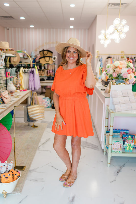 Sorrento Citrus Dress