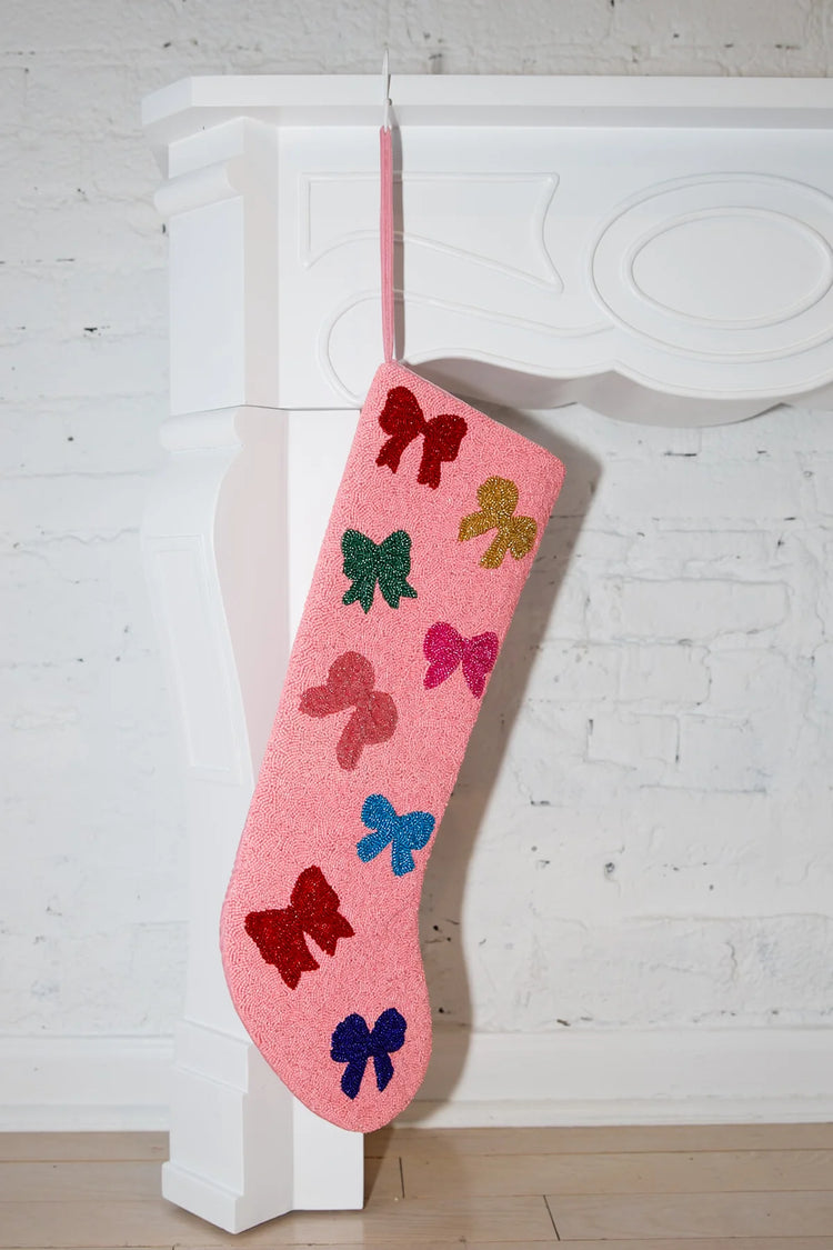 Beaded Present Stocking