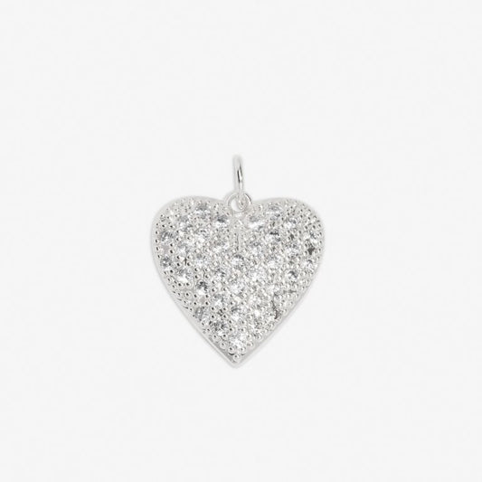 Love' Medium Charm In Silver Plating