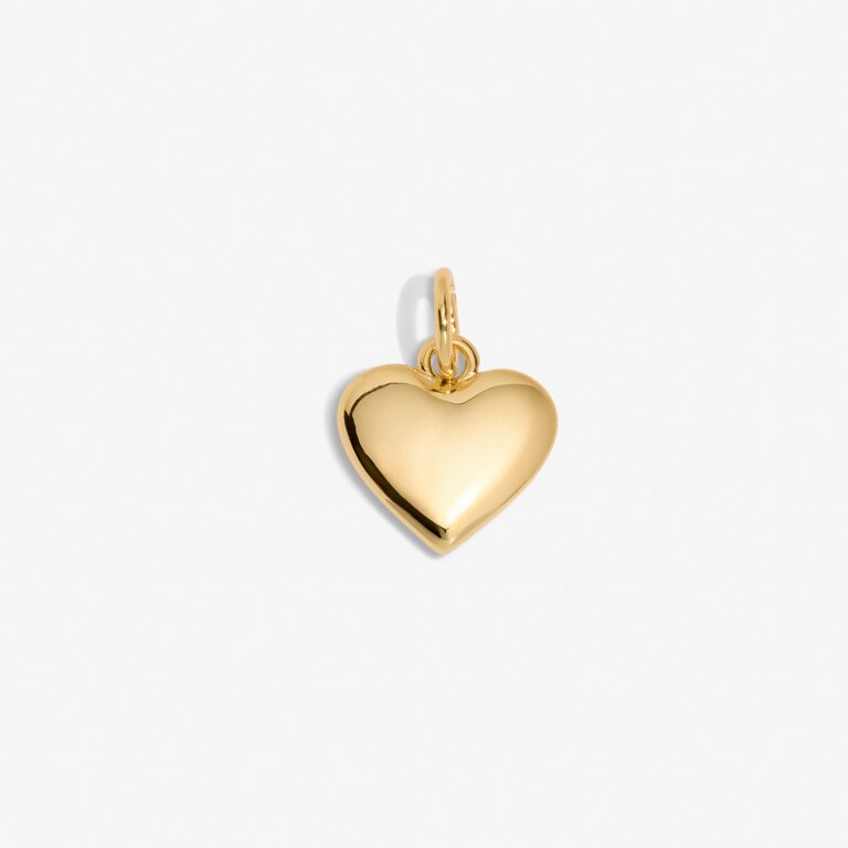 Loved' Small Charm In Gold-Tone Plating