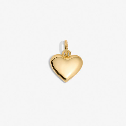Loved' Small Charm In Gold-Tone Plating