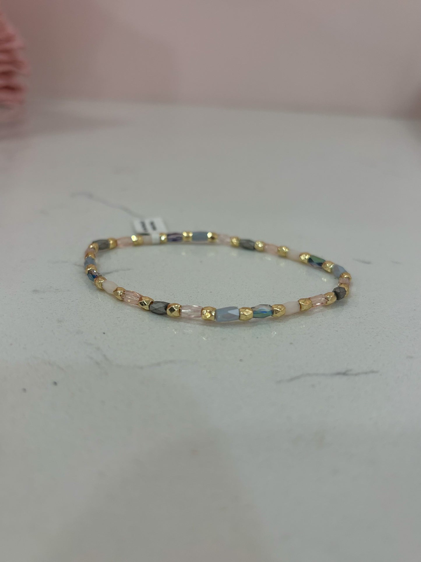 Gray/Pink Bracelet