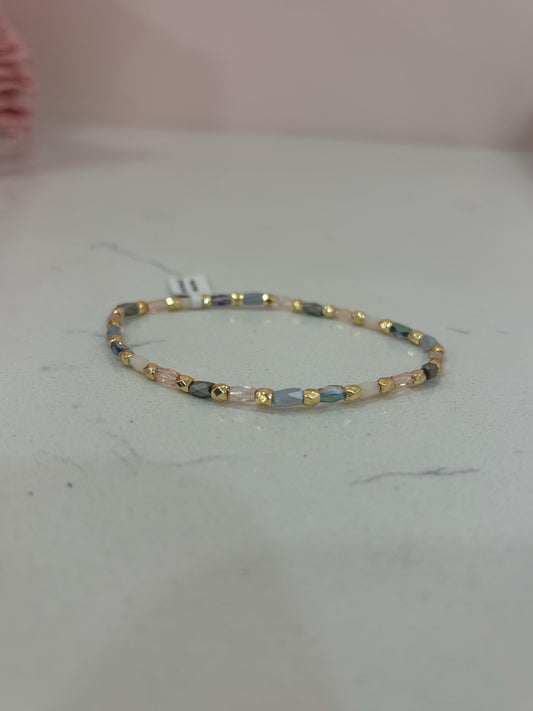 Gray/Pink Bracelet