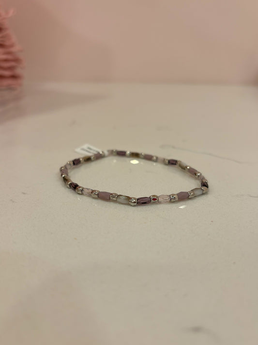 Purple/Amber Braclet