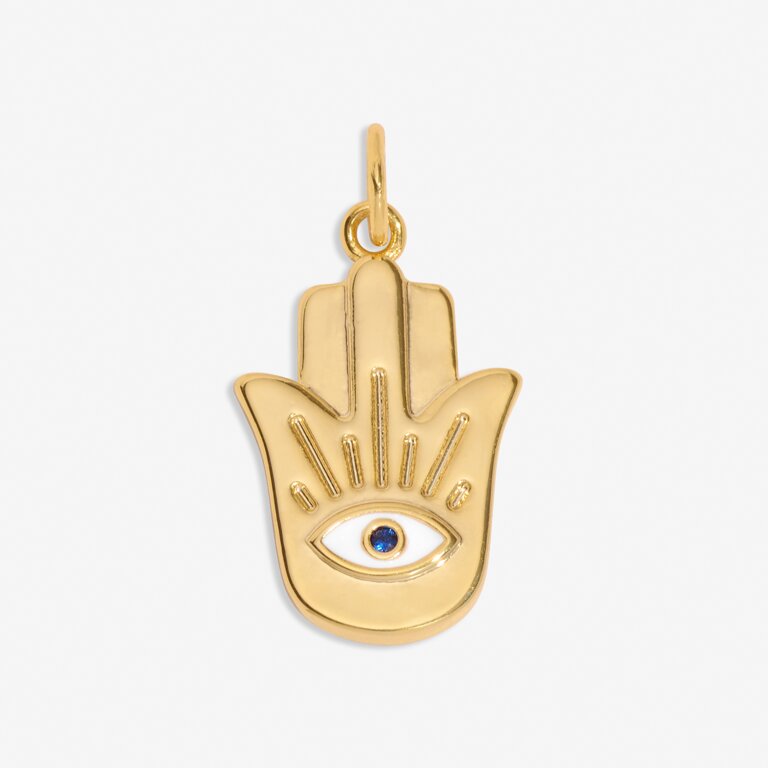 Protection' Medium Charm In Gold-Tone Plating