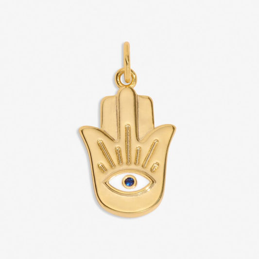 Protection' Medium Charm In Gold-Tone Plating