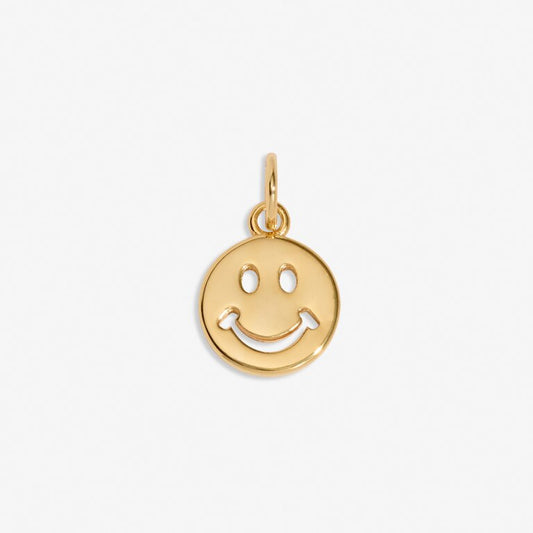 Smile' Small Charm In Gold-Tone Plating