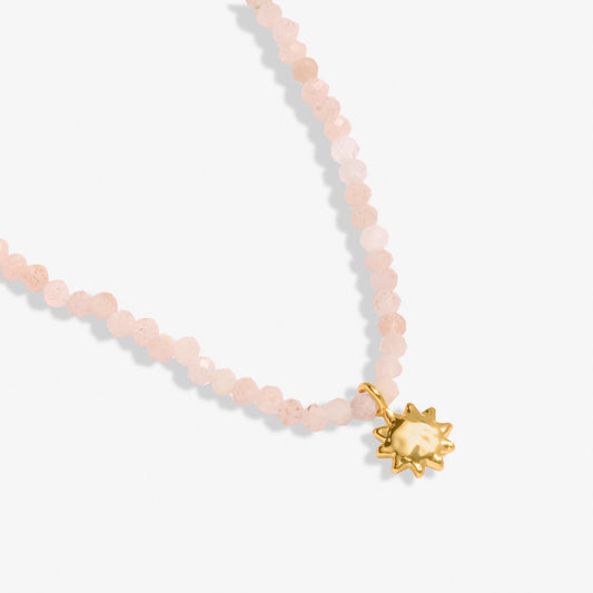 Mini Charms Sunstone Sun Necklace