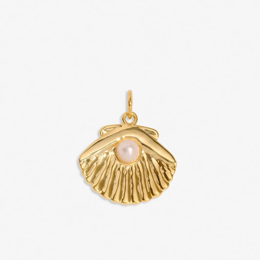 World's Your Oyster' Medium Charm In Gold-Tone Plating