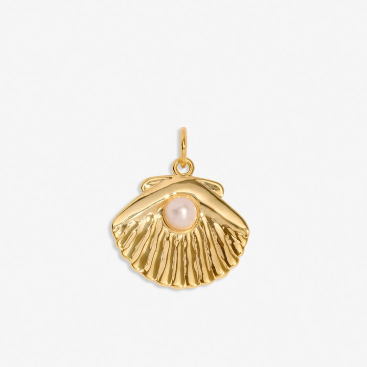 World's Your Oyster' Medium Charm In Gold-Tone Plating